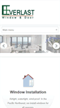 Mobile Screenshot of everlastwindowanddoor.com