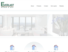 Tablet Screenshot of everlastwindowanddoor.com